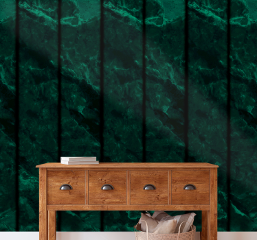 Carta da parati texture effetto marmo smeraldo - TenStickers