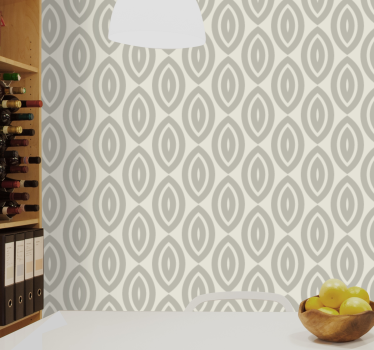 Carta da parati texture eleganti forme delle foglie - TenStickers