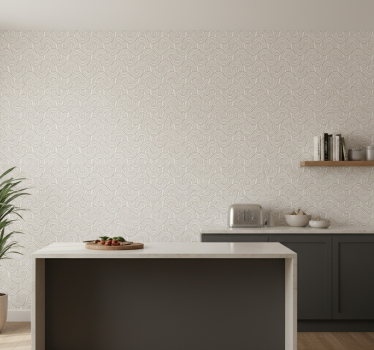 Carta da parati texture motivi a onde intricati - TenStickers