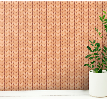 Carta da parati texture motivo a maglia strutturata - TenStickers