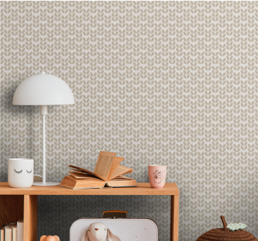 Carta da parati texture motivo ispirato alle foglie - TenStickers
