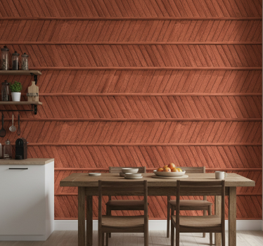 Carta da parati texture motivo legno a spina di pesce - TenStickers