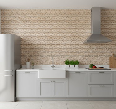 Carta da parati texture motivo naturale geometrico - TenStickers