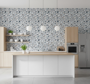 Carta da parati texture motivo terrazzo astratto - TenStickers