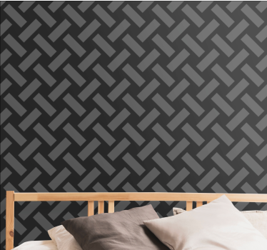 Carta da parati texture strisce strettamente intrecciate - TenStickers