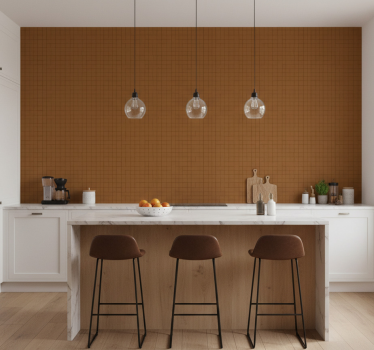 Carta da parati texture superficie a quadrati marroni - TenStickers