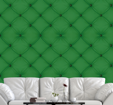 Carta da parati texture superficie verde trapuntata - TenStickers