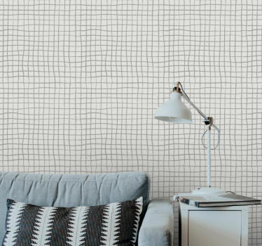 Carta da parati texture motivo a griglia - TenStickers