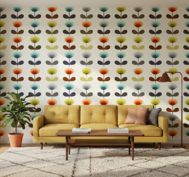 Carta da parati vintage anni 70 - TenStickers
