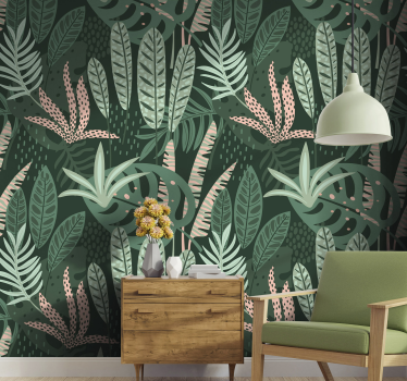 carta parati alberi Palme estive - TenStickers