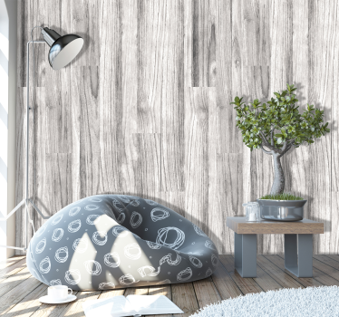 Carta da parati effetto legno struttura in legno - TenStickers