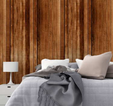 Carta da parati effetto legno struttura in legno rustico - TenStickers